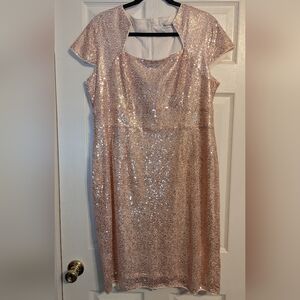 white and gold nikah dress Grace Karin Dress 2XL Rose Gold – Rise Up Consignments